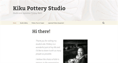 Desktop Screenshot of kikupotterystudio.com