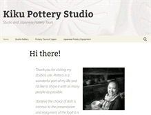 Tablet Screenshot of kikupotterystudio.com